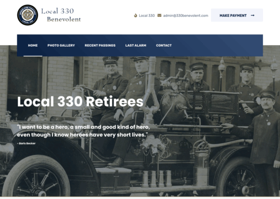 Local330 Benevolent Fund website