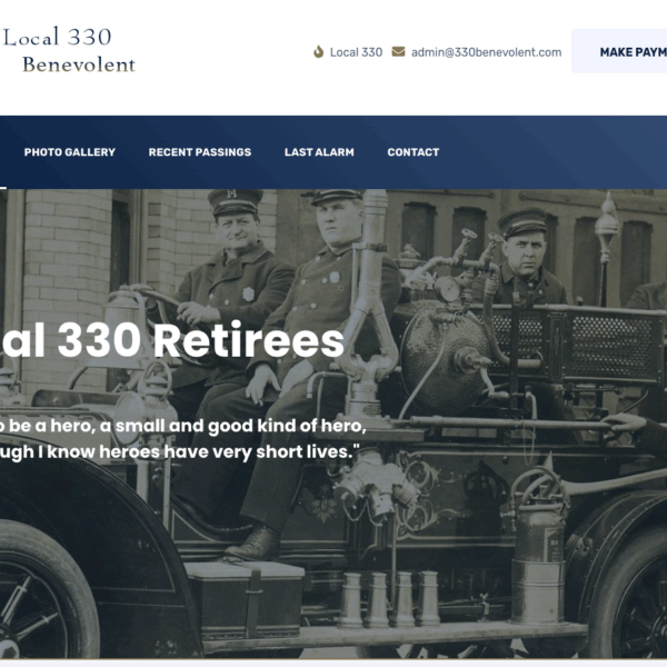 330Benevolent_0 (1) Local330 Benevolent Fund website
