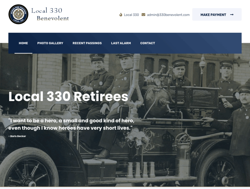 Local330 Benevolent Fund website