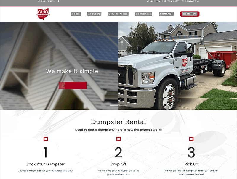 330 Containers website