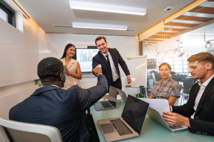 business people in a meeting
