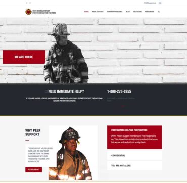 Firefighter mental health website