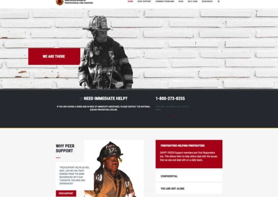 Firefighter mental health website